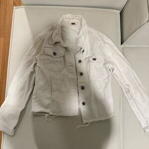 White Denim Jacket